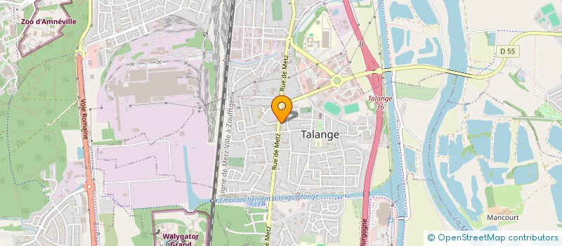localisation de l'entreprise SCI MEDICENTRE à TALANGE