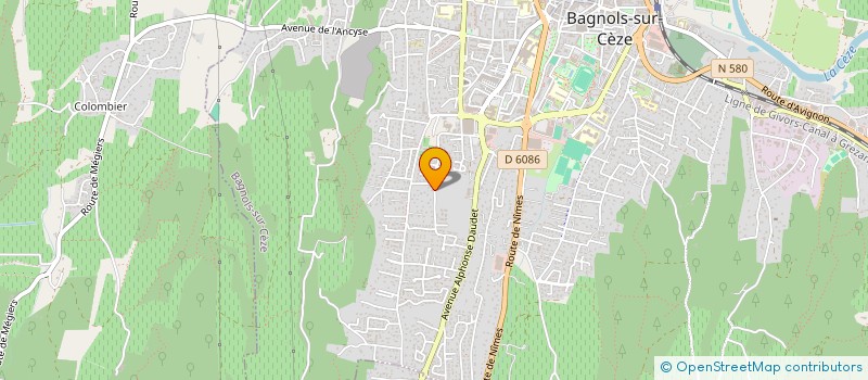 localisation de l'entreprise SCI MEDICEZE  BAGNOLS-SUR-CEZE