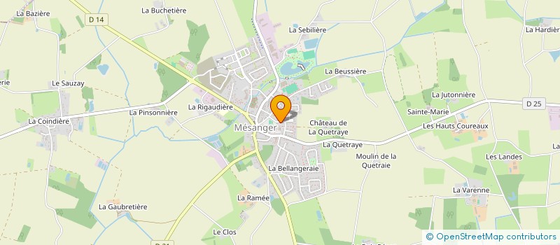 localisation de l'entreprise SCI MEDICHENES  MESANGER