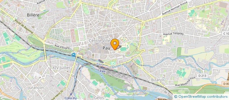 localisation de l'entreprise SCI MEDICIS 11 à PAU