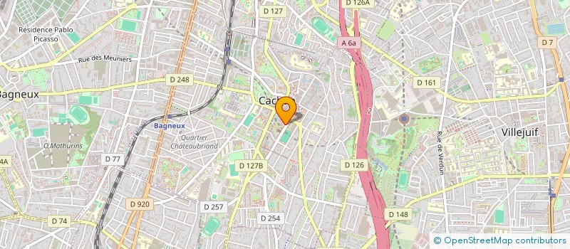 localisation de l'entreprise SCI MEDICIS 22  CACHAN