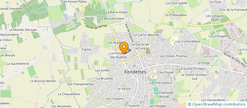 localisation de l'entreprise SCI MEDICIS à FONDETTES