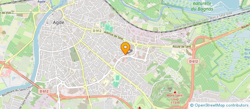 localisation de l'entreprise SCI MEDICIS à AGDE