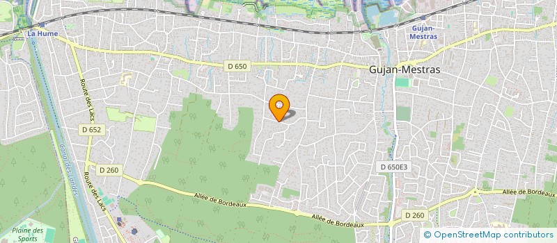 localisation de l'entreprise SCI MEDICO  GUJAN-MESTRAS