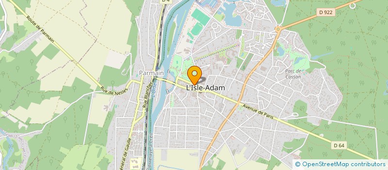 localisation de l'entreprise SCI MEDICONTI  L'ISLE-ADAM