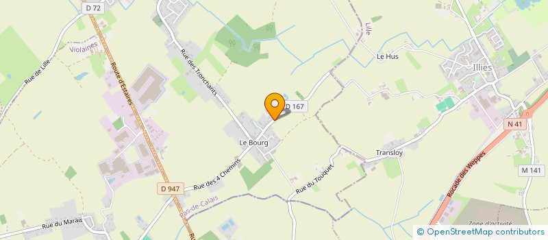 localisation de l'entreprise SCI MEDICUM  LORGIES