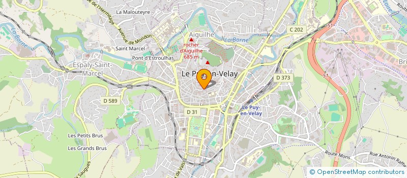 localisation de l'entreprise SCI MEDIDEFAY  LE PUY-EN-VELAY