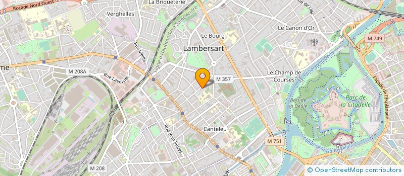 localisation de l'entreprise SCI MEDIFLANDRE à LAMBERSART