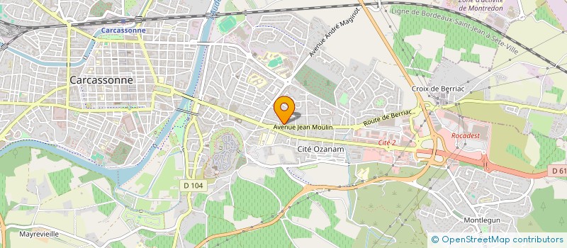 localisation de l'entreprise SCI MEDIKA à CARCASSONNE