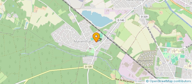 localisation de l'entreprise SCI MEDIKALT  HAGUENAU