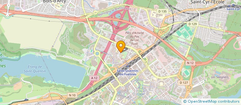 localisation de l'entreprise SCI MEDILAC  MONTIGNY-LE-BRETONNEUX