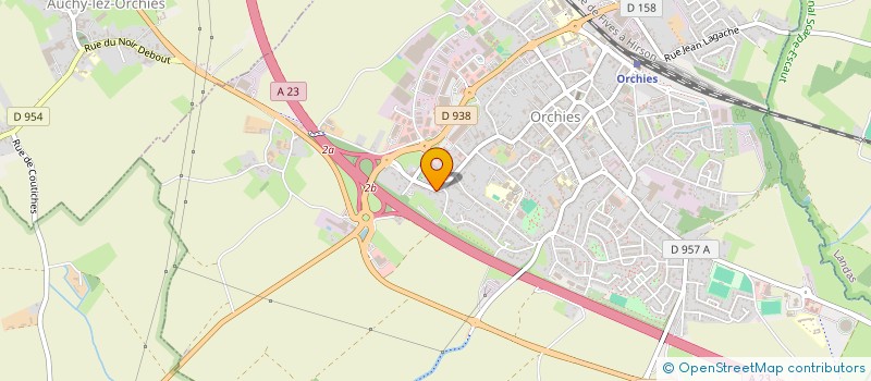 localisation de l'entreprise SCI MEDILIB  ORCHIES