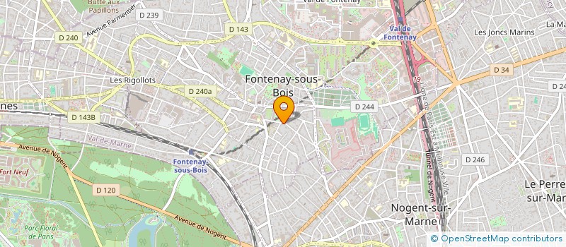localisation de l'entreprise SCI MEDILOCH à FONTENAY-SOUS-BOIS
