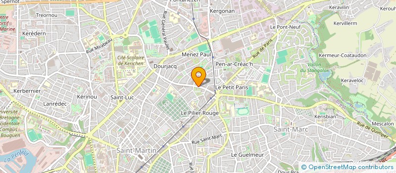 localisation de l'entreprise SCI MEDIMAGE  BREST