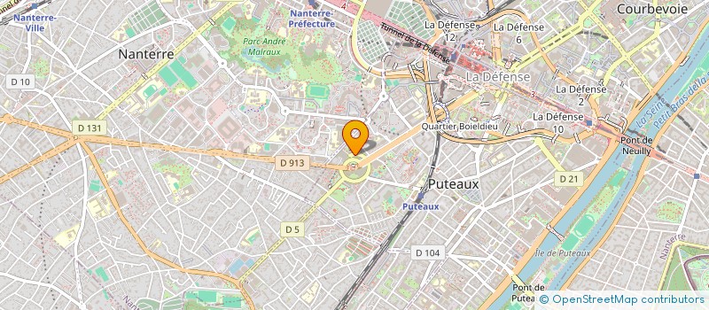 localisation de l'entreprise SCI MEDIMARNE  PUTEAUX