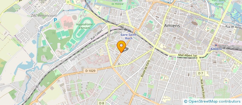localisation de l'entreprise SCI MEDIMAT à AMIENS