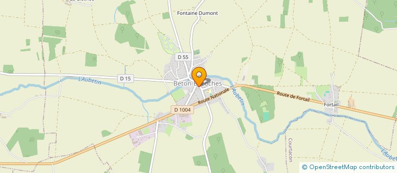 localisation de l'entreprise SCI MEDIMMO  BETON-BAZOCHES