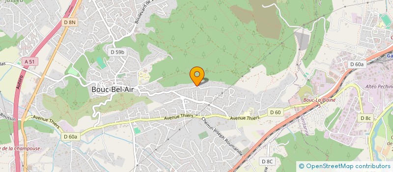 localisation de l'entreprise SCI MEDIMMO à BOUC-BEL-AIR