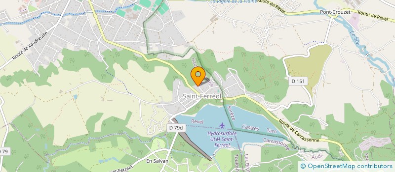 localisation de l'entreprise SCI MEDINA PONTIER  REVEL