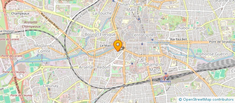localisation de l'entreprise SCI MEDININVEST à RENNES