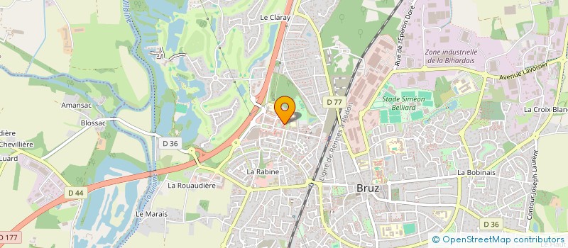 localisation de l'entreprise SCI MEDINUT à BRUZ