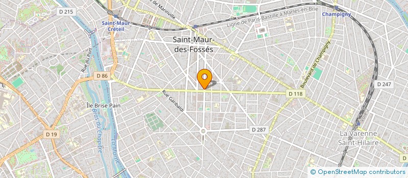 localisation de l'entreprise SCI MEDIO INVEST à SAINT-MAUR-DES-FOSSES