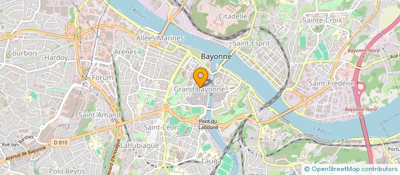 localisation de l'entreprise SCI MEDIOPAGO à BAYONNE