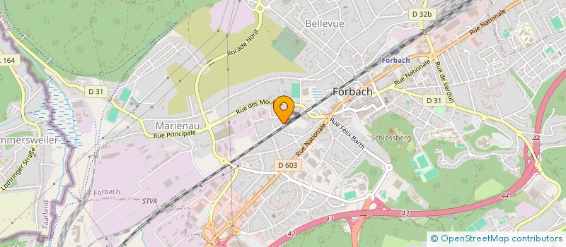 localisation de l'entreprise SCI MEDIOUNA  FORBACH