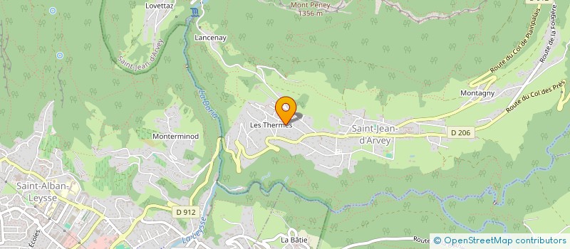 localisation de l'entreprise SCI MEDIPODE  SAINT-JEAN-D'ARVEY