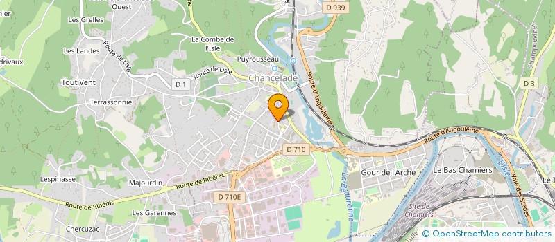 localisation de l'entreprise SCI MEDISARN  CHANCELADE