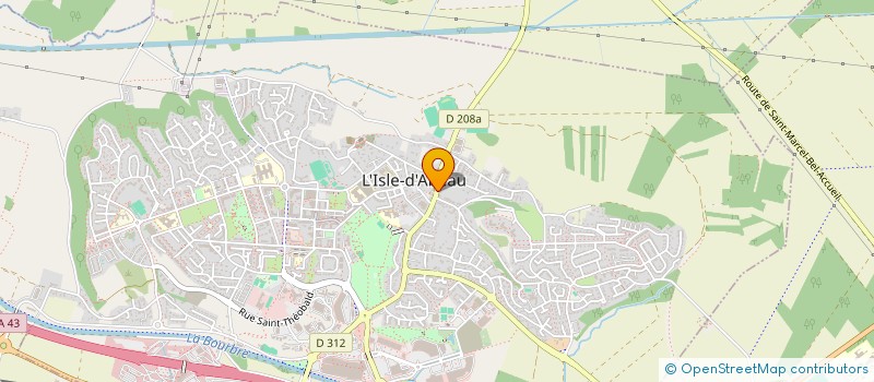 localisation de l'entreprise SCI MEDISLE  L'ISLE-D'ABEAU