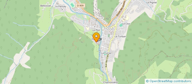 localisation de l'entreprise SCI MEDISPA à THONES