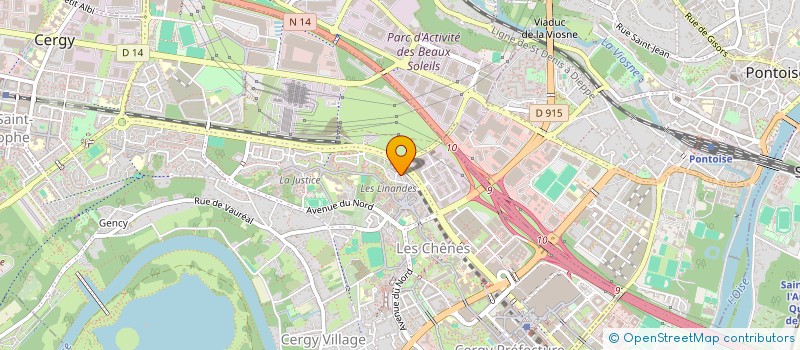 localisation de l'entreprise SCI MEDISPE  CERGY