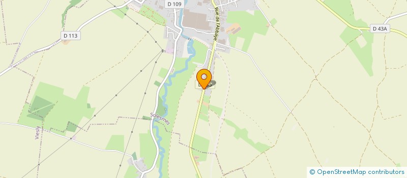 localisation de l'entreprise SCI MEDISSIMMO  SOLESMES