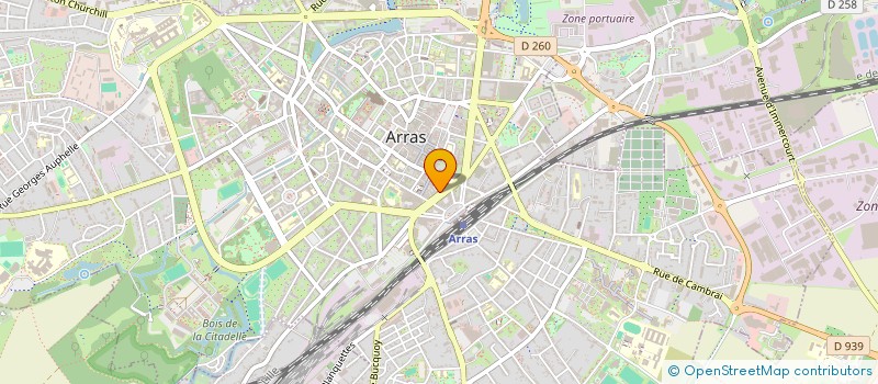 localisation de l'entreprise SCI MEDISTRAS à ARRAS