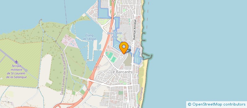 localisation de l'entreprise SCI MEDITERRANEE  LE BARCARES
