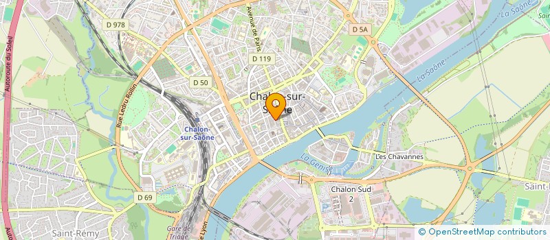 localisation de l'entreprise SCI MEDITERRANEE  CHALON-SUR-SAONE