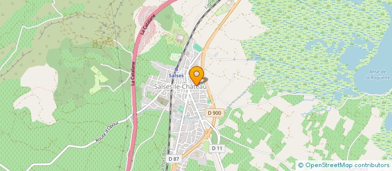 localisation de l'entreprise SCI MEDITERRANEE  SALSES-LE-CHATEAU