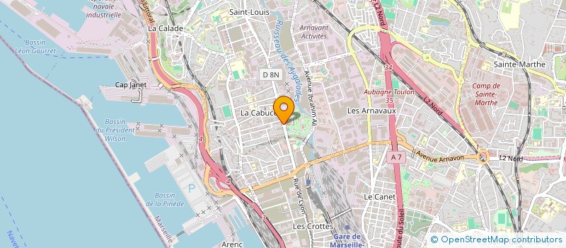localisation de l'entreprise SCI MEDITERRANEE à MARSEILLE