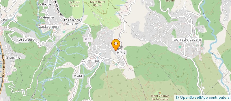 localisation de l'entreprise SCI MEDITERRANEE à ASPREMONT