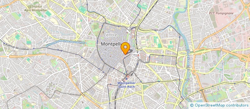 localisation de l'entreprise SCI MEDITERRANEE CASTELLANE à MONTPELLIER