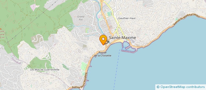 localisation de l'entreprise SCI MEDITERRANEE LOISIRS à SAINTE-MAXIME