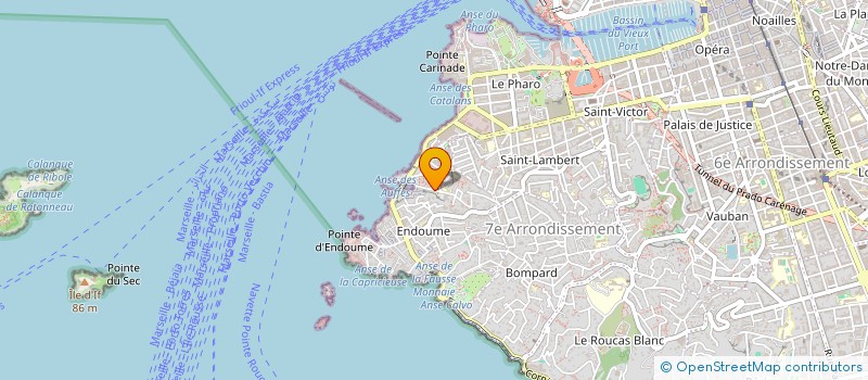 localisation de l'entreprise SCI MEDITERRANEENNE à MARSEILLE