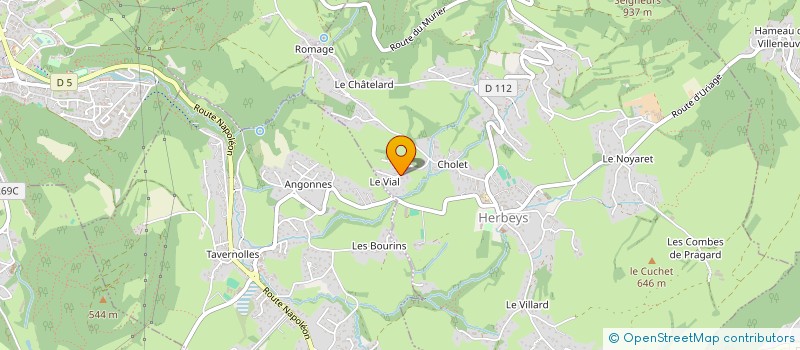 localisation de l'entreprise SCI MEDIX  HERBEYS