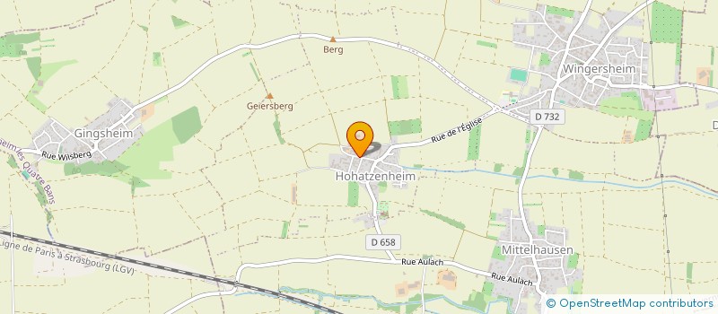 localisation de l'entreprise SCI MEDJA  DONNENHEIM