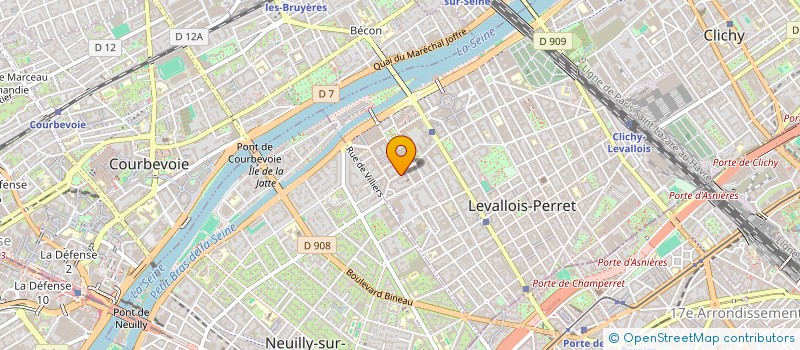 localisation de l'entreprise SCI MEDJEBEUR à LEVALLOIS PERRET