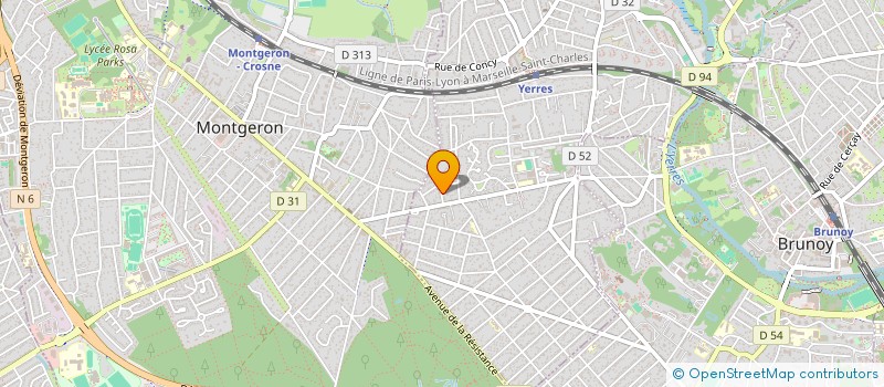 localisation de l'entreprise SCI MEDJING-LEVAVASSEUR  YERRES