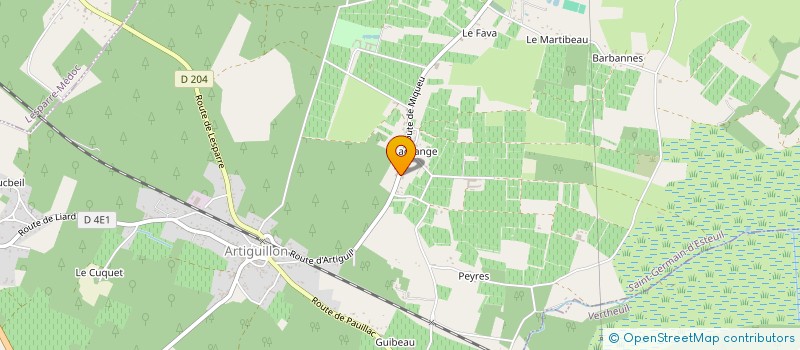 localisation de l'entreprise SCI MEDOC'CLUSION  SAINT-GERMAIN-D'ESTEUIL