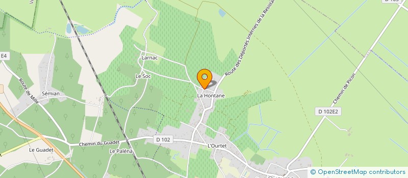 localisation de l'entreprise SCI MEDOC ESTUAIRE  QUEYRAC