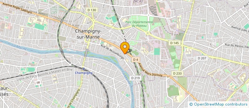 localisation de l'entreprise SCI MEDOVI DOM  CHAMPIGNY-SUR-MARNE